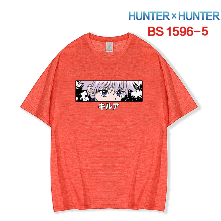 HunterXHunter New ice silk cotton loose and comfortable T-shirt from XS to 5XL BS-1596-5