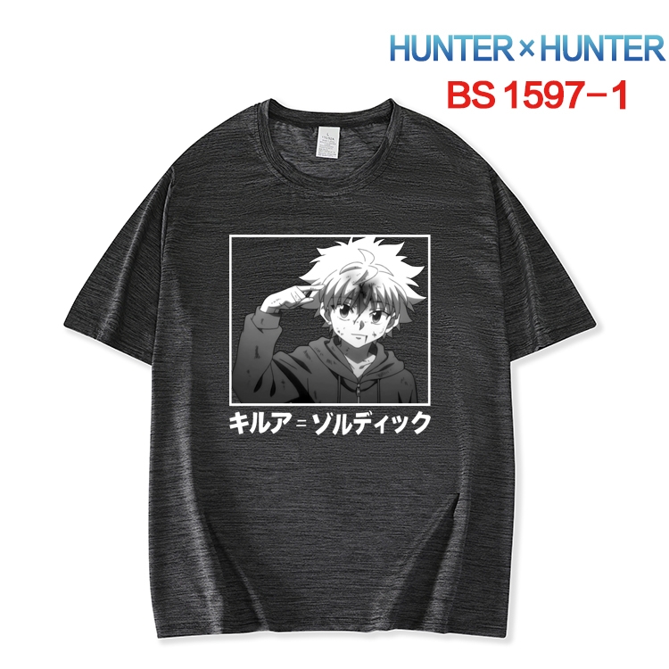 HunterXHunter New ice silk cotton loose and comfortable T-shirt from XS to 5XL  BS-1597-1