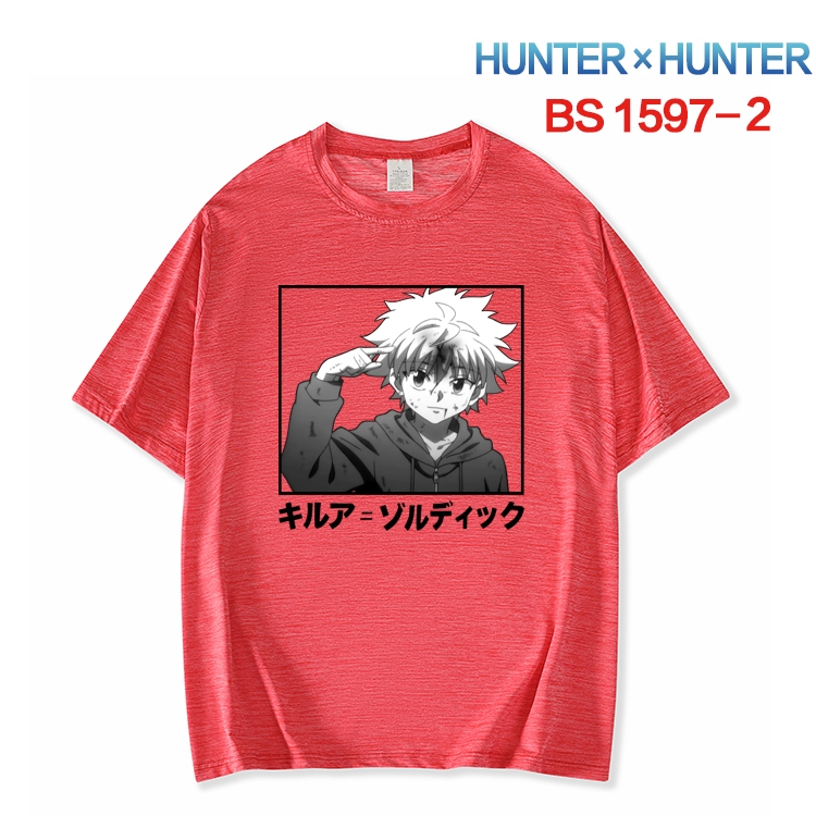 HunterXHunter New ice silk cotton loose and comfortable T-shirt from XS to 5XL BS-1597-2