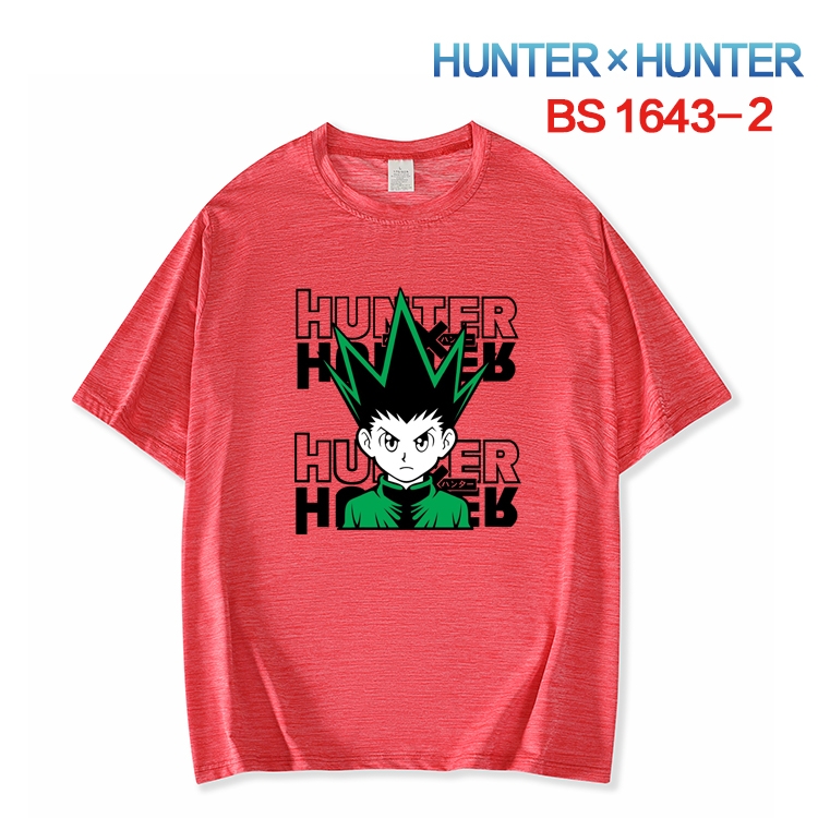 HunterXHunter New ice silk cotton loose and comfortable T-shirt from XS to 5XL  BS-1643-2