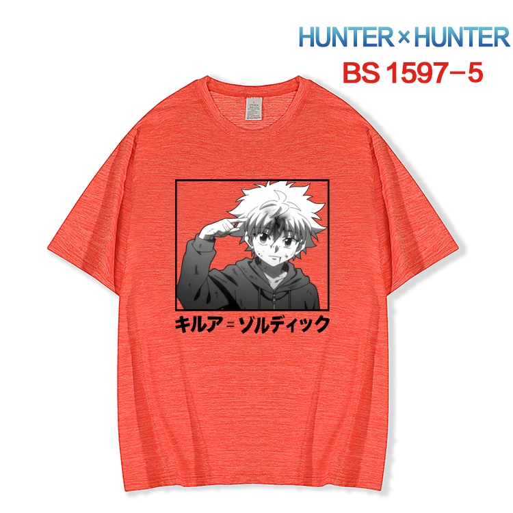 HunterXHunter New ice silk cotton loose and comfortable T-shirt from XS to 5XL BS-1597-5