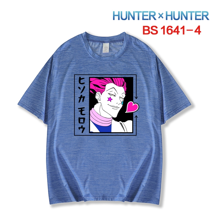 HunterXHunter New ice silk cotton loose and comfortable T-shirt from XS to 5XL  BS-1641-4