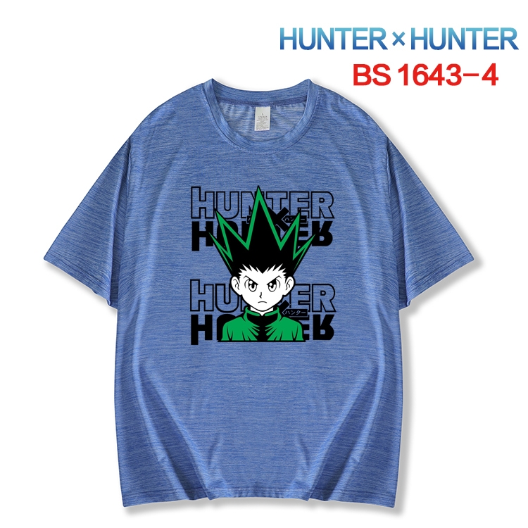 HunterXHunter New ice silk cotton loose and comfortable T-shirt from XS to 5XL  BS-1643-4