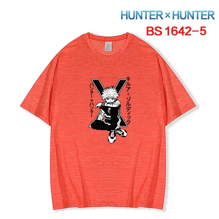 HunterXHunter New ice silk cotton loose and comfortable T-shirt from XS to 5XL BS-1642-5