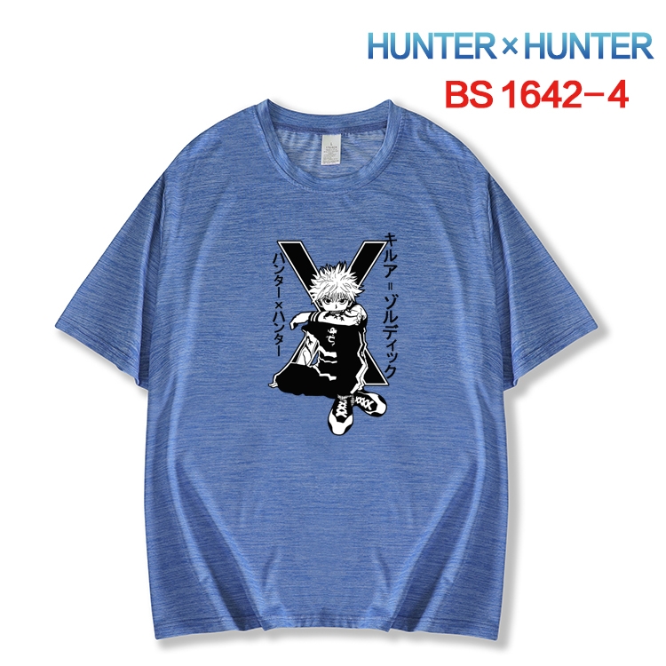 HunterXHunter New ice silk cotton loose and comfortable T-shirt from XS to 5XL BS-1642-4