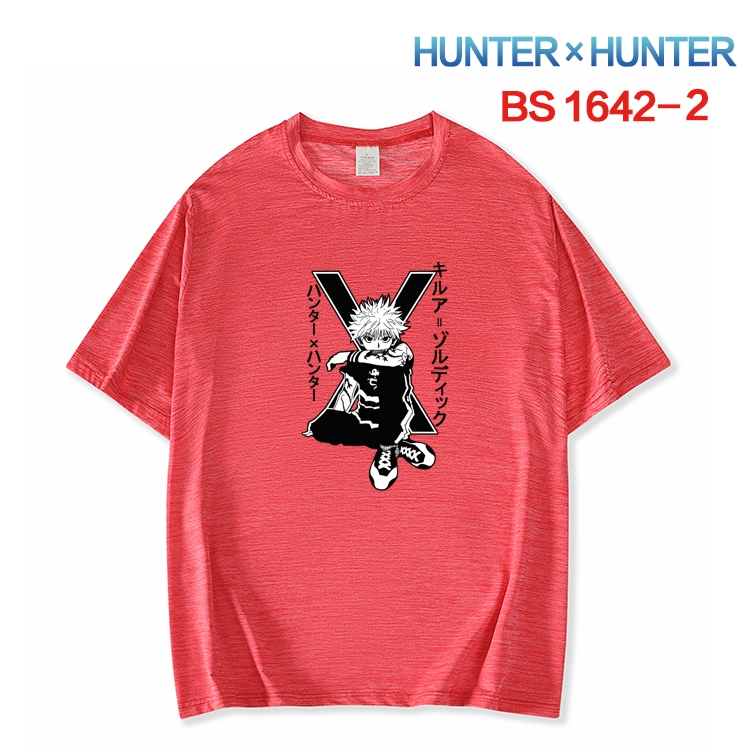 HunterXHunter New ice silk cotton loose and comfortable T-shirt from XS to 5XL BS-1642-2