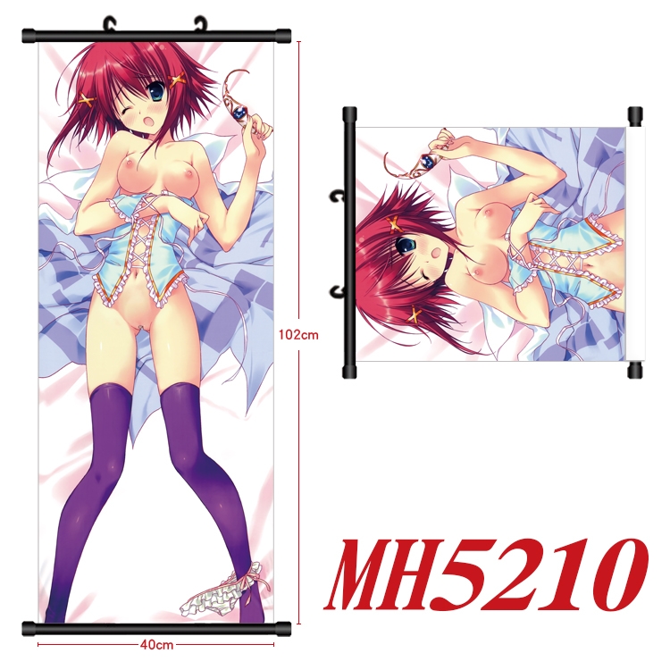 Angel Beats! Anime black Plastic rod Cloth painting Wall Scroll 40X102CM  MH5210