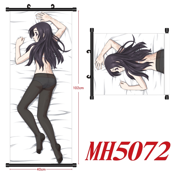 Toaru Kagaku no Railgun Anime black Plastic rod Cloth painting Wall Scroll 40X102CM  MH5072