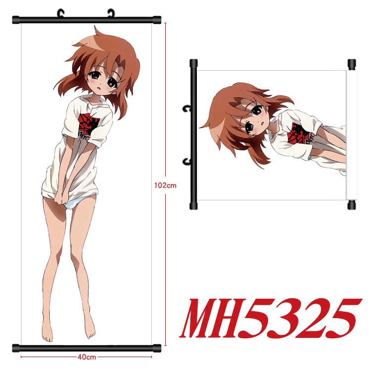 Toaru Kagaku no Railgun Anime black Plastic rod Cloth painting Wall Scroll 40X102CM MH5325