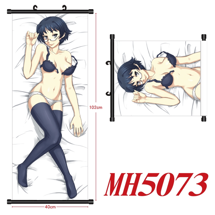 Toaru Kagaku no Railgun Anime black Plastic rod Cloth painting Wall Scroll 40X102CM MH5073