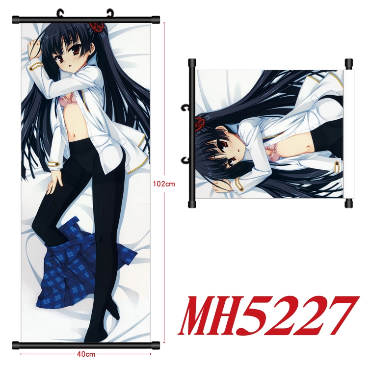 Accel World Anime black Plastic rod Cloth painting Wall Scroll 40X102CM MH5227