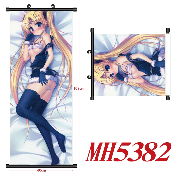 Aiyoku no Eustia Anime black Plastic rod Cloth painting Wall Scroll 40X102CM MH5382