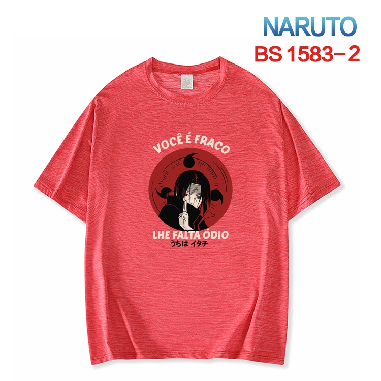 Naruto  New ice silk cotton loose and comfortable T-shirt from XS to 5XL BS-1583-2