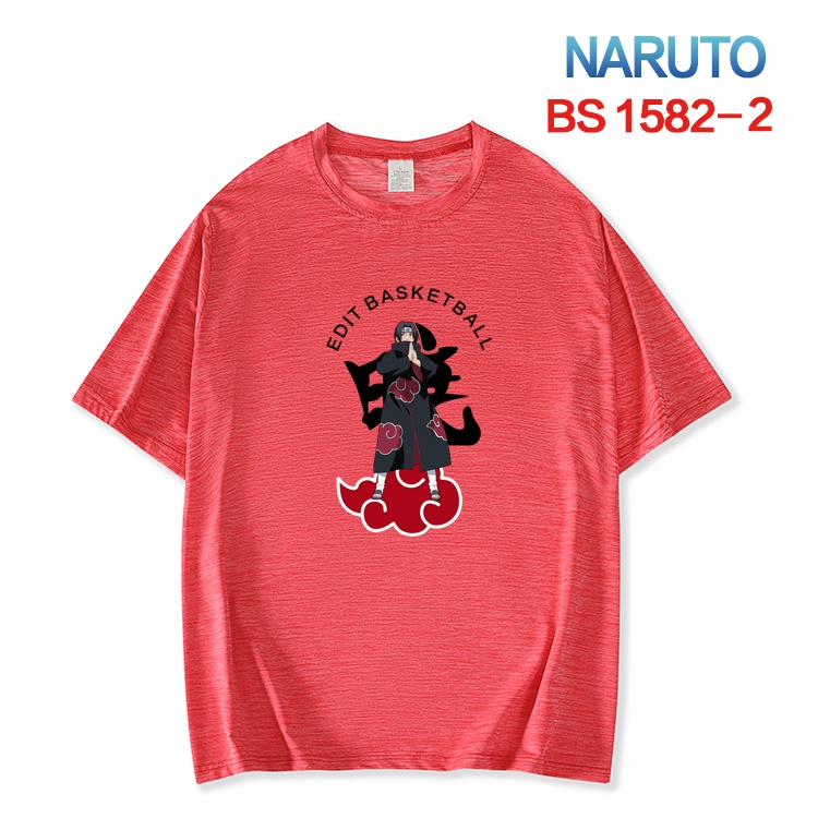 Naruto  New ice silk cotton loose and comfortable T-shirt from XS to 5XL BS-1582-2