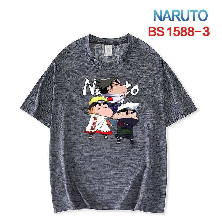 Naruto  New ice silk cotton loose and comfortable T-shirt from XS to 5XL BS-1588-3