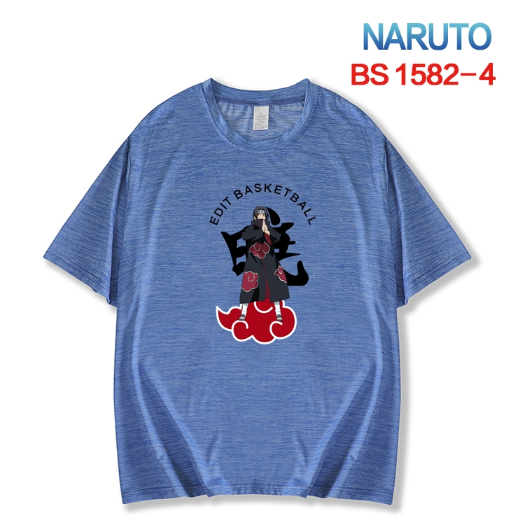 Naruto  New ice silk cotton loose and comfortable T-shirt from XS to 5XL  BS-1582-4