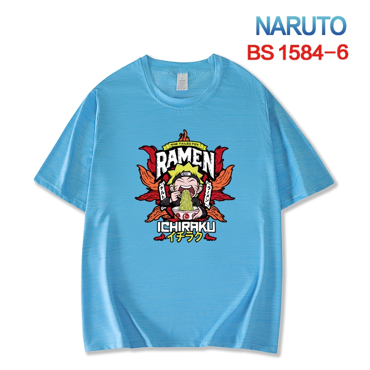 Naruto  New ice silk cotton loose and comfortable T-shirt from XS to 5XL BS-1584-6