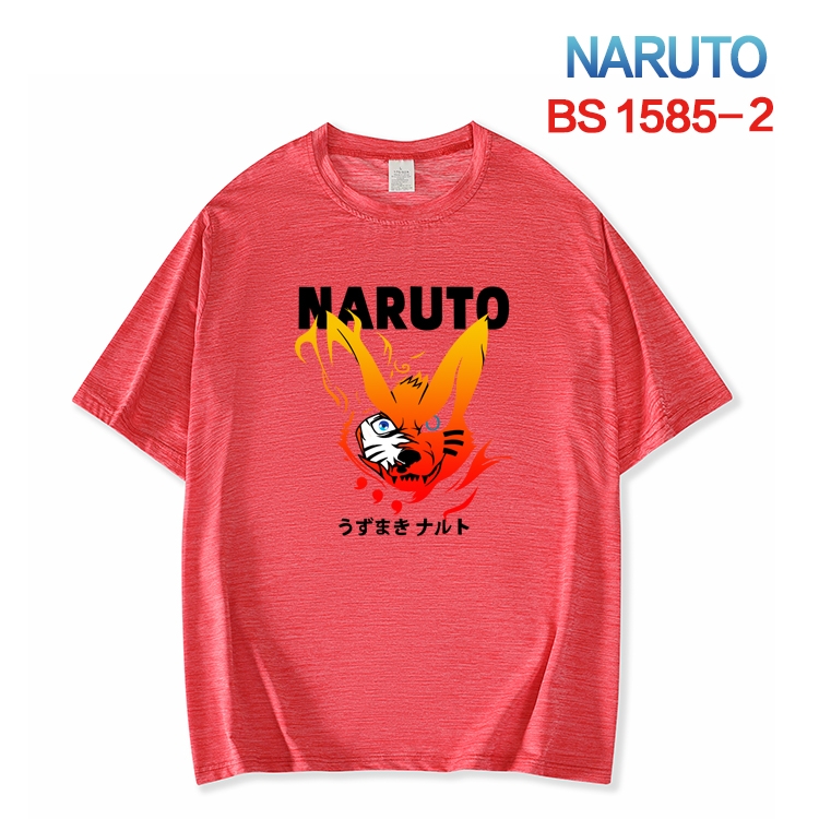 Naruto  New ice silk cotton loose and comfortable T-shirt from XS to 5XL BS-1585-2