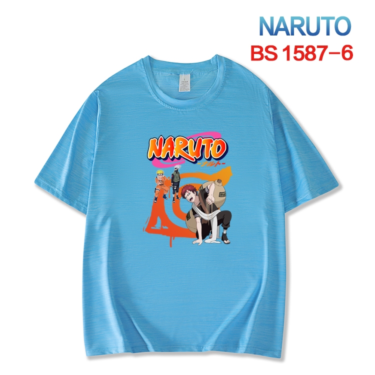 Naruto  New ice silk cotton loose and comfortable T-shirt from XS to 5XL  BS-1587-6