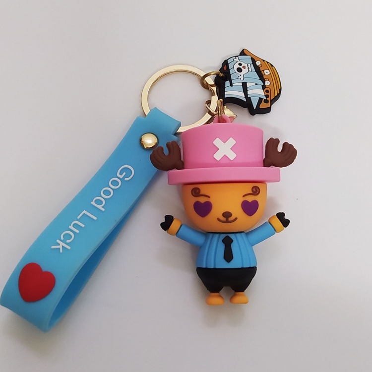 One Piece PVC Anime Peripheral Keychain Pendant 6cm price for 5pcs