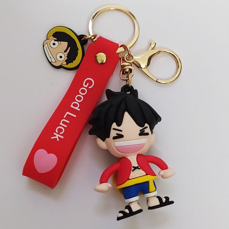 One Piece PVC Anime Peripheral Keychain Pendant 6cm price for 5 PSC