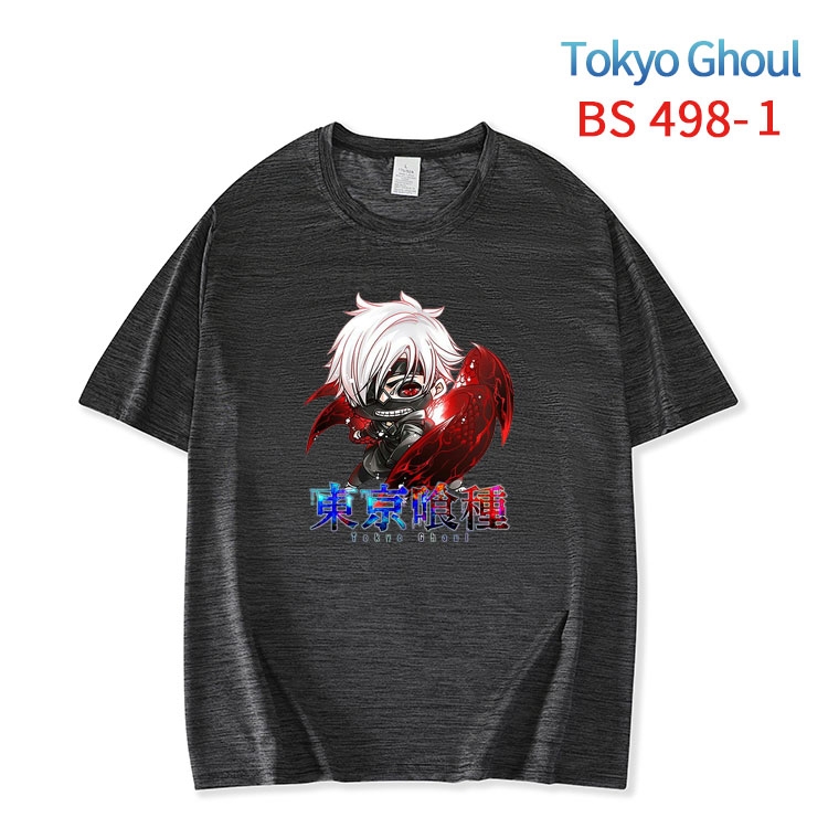 Tokyo Ghoul New ice silk cotton loose and comfortable T-shirt from XS to 5XL  BS-498-1