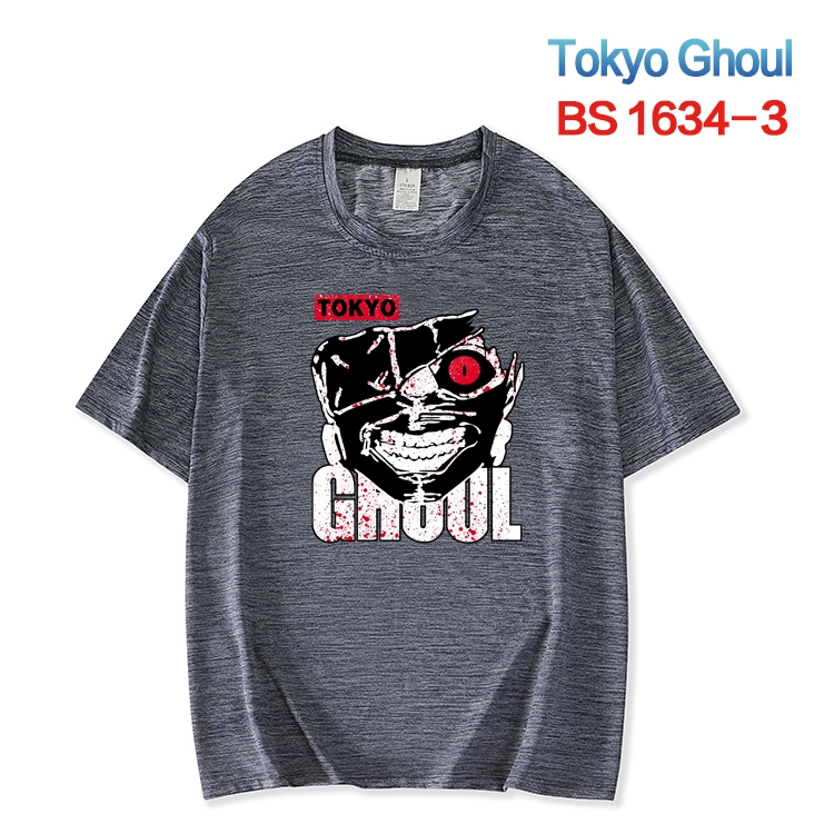 Tokyo Ghoul New ice silk cotton loose and comfortable T-shirt from XS to 5XL  BS-1634-3