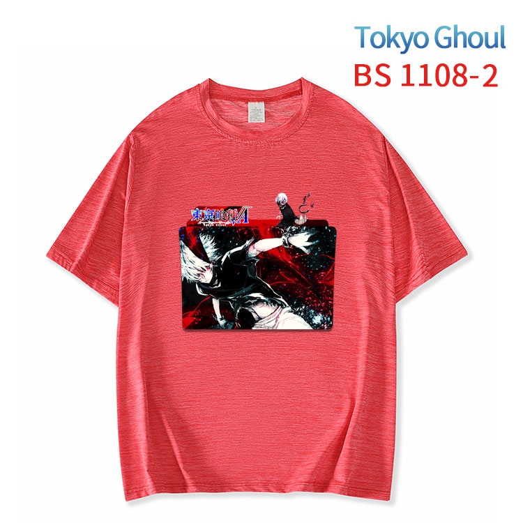 Tokyo Ghoul New ice silk cotton loose and comfortable T-shirt from XS to 5XL  BS-1108-2