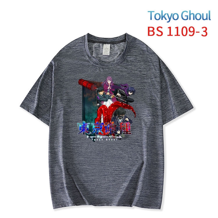 Tokyo Ghoul New ice silk cotton loose and comfortable T-shirt from XS to 5XL  BS-1109-3