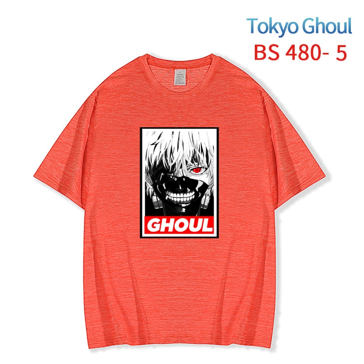 Tokyo Ghoul New ice silk cotton loose and comfortable T-shirt from XS to 5XL BS-480-5