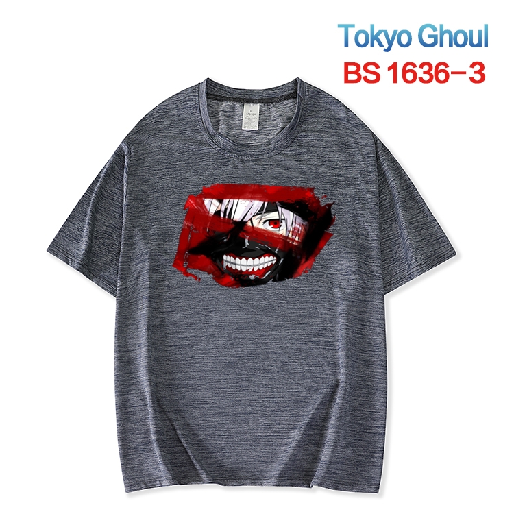 Tokyo Ghoul New ice silk cotton loose and comfortable T-shirt from XS to 5XL  BS-1636-3