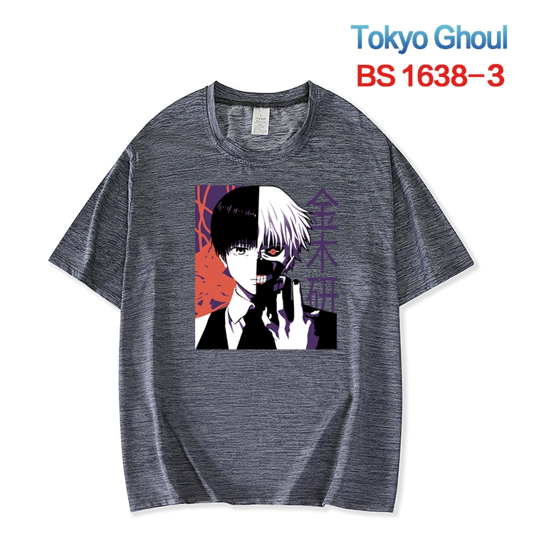 Tokyo Ghoul New ice silk cotton loose and comfortable T-shirt from XS to 5XL  BS-1638-3