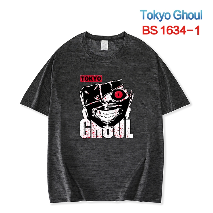 Tokyo Ghoul New ice silk cotton loose and comfortable T-shirt from XS to 5XL   BS-1634-1