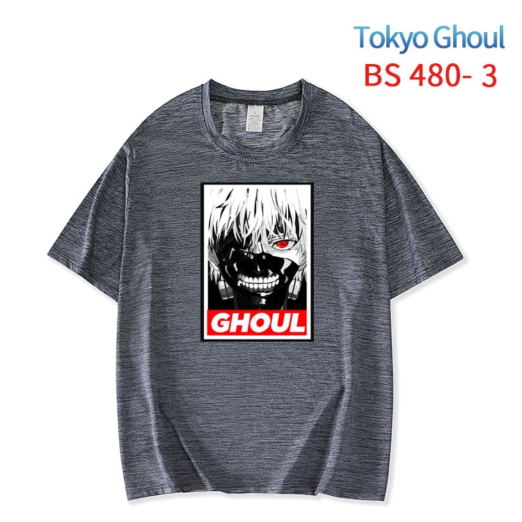 Tokyo Ghoul New ice silk cotton loose and comfortable T-shirt from XS to 5XL BS-480-3