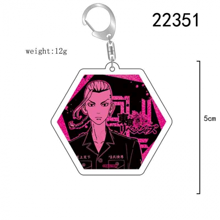 Tokyo Revengers  Anime acrylic Key Chain  price for 5 pcs 11351