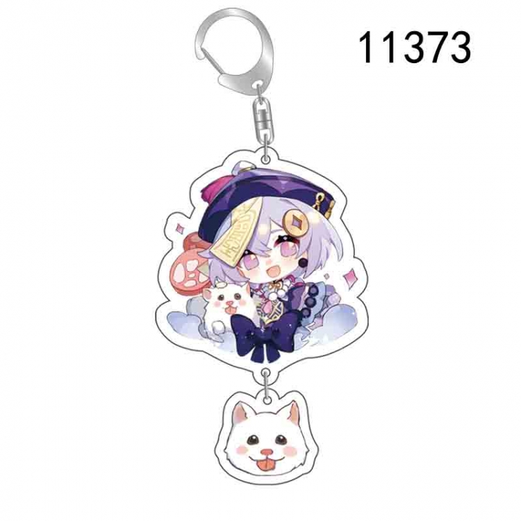 Genshin Impact Anime acrylic Pendant Key Chain  price for 5 pcs  11373