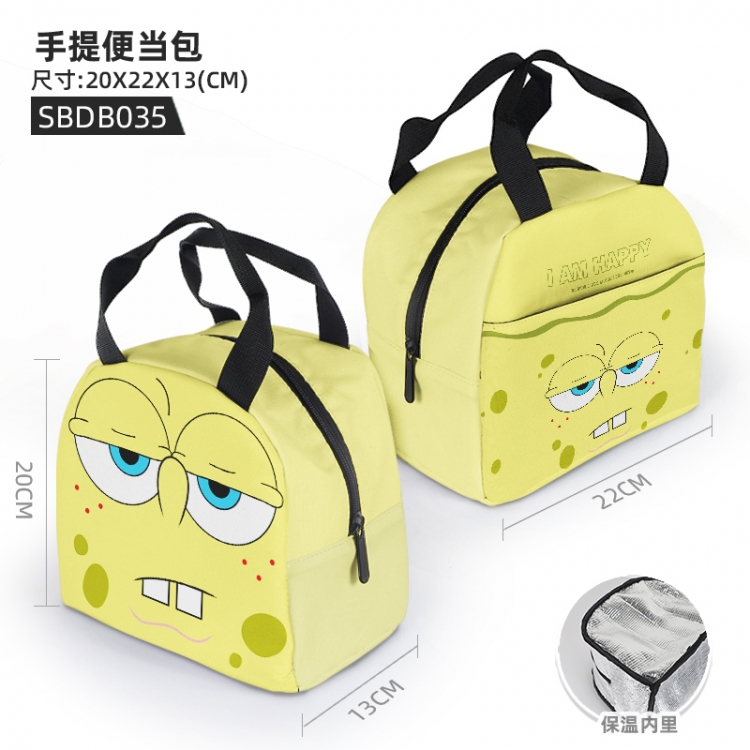 SpongeBob Anime Tote Bag 20X22X13cm SBDB035