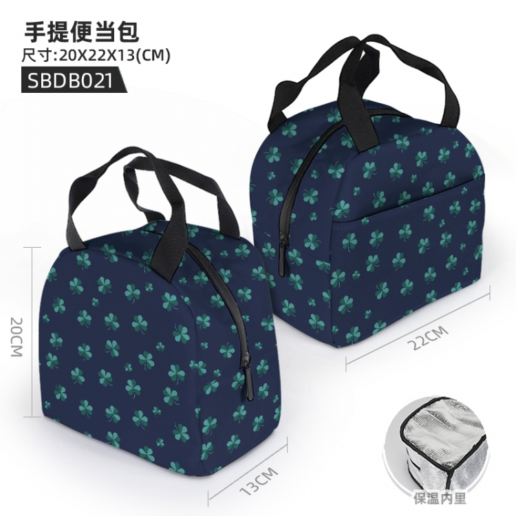 Clover Patterned Tote Bag 20X22X13cm SBDB021