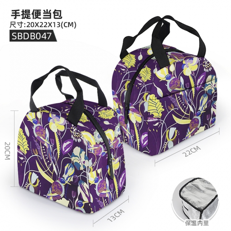 Flower Bird Tote Bag 20X22X13cm SBDB047