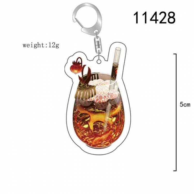 Genshin Impact  Anime acrylic Key Chain  price for 5 pcs 11428