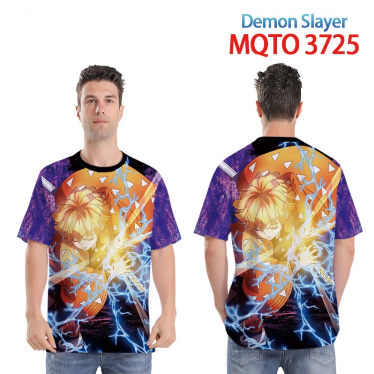 Demon Slayer Kimets Full color printed short sleeve T-shirt from XXS to 4XL MQTO 3725