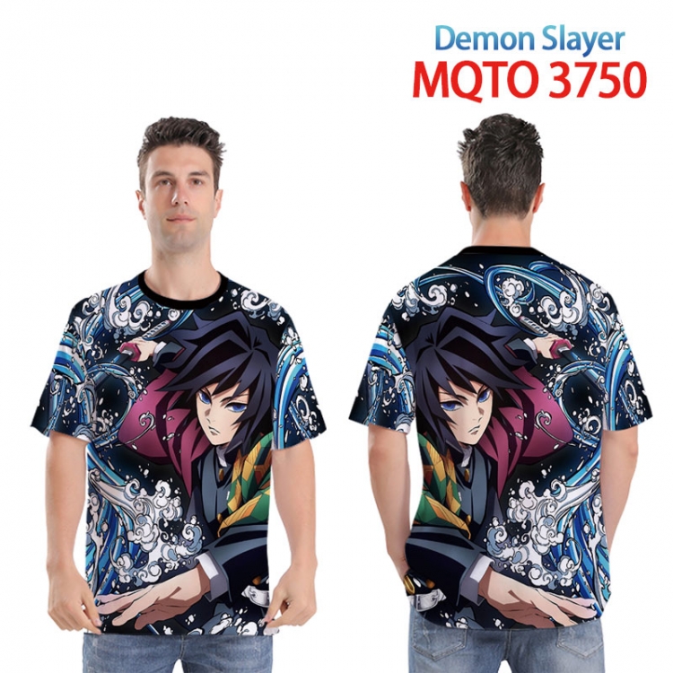 Demon Slayer Kimets Full color printed short sleeve T-shirt from XXS to 4XL MQTO 3750