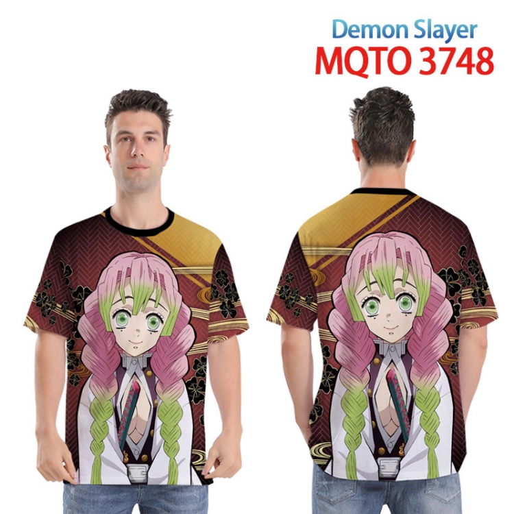 Demon Slayer Kimets Full color printed short sleeve T-shirt from XXS to 4XL MQTO 3748