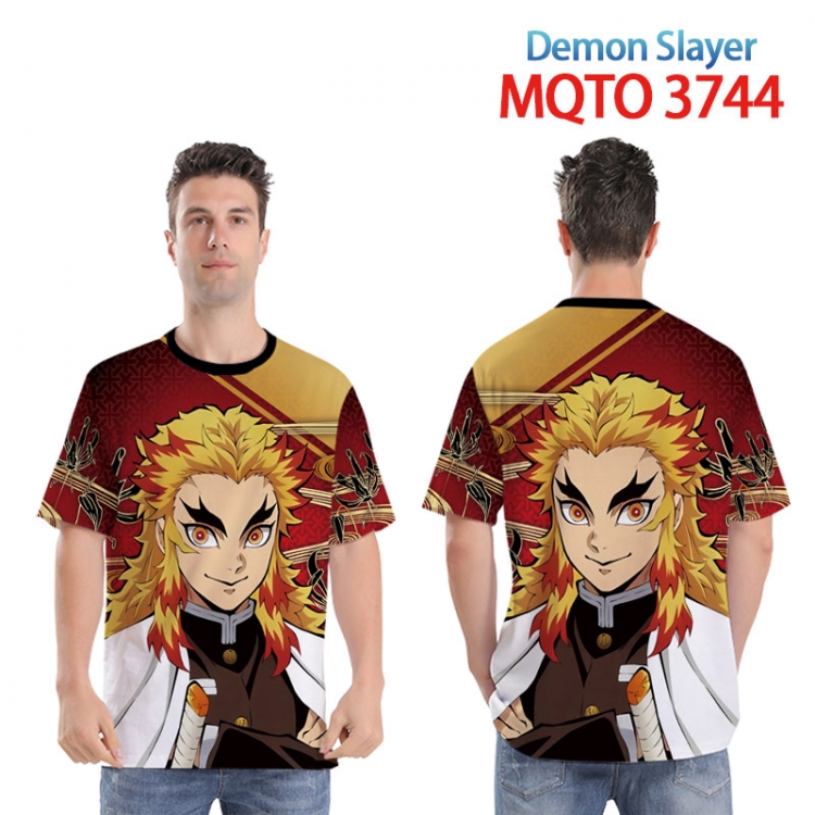 Demon Slayer Kimets Full color printed short sleeve T-shirt from XXS to 4XL MQTO 3744