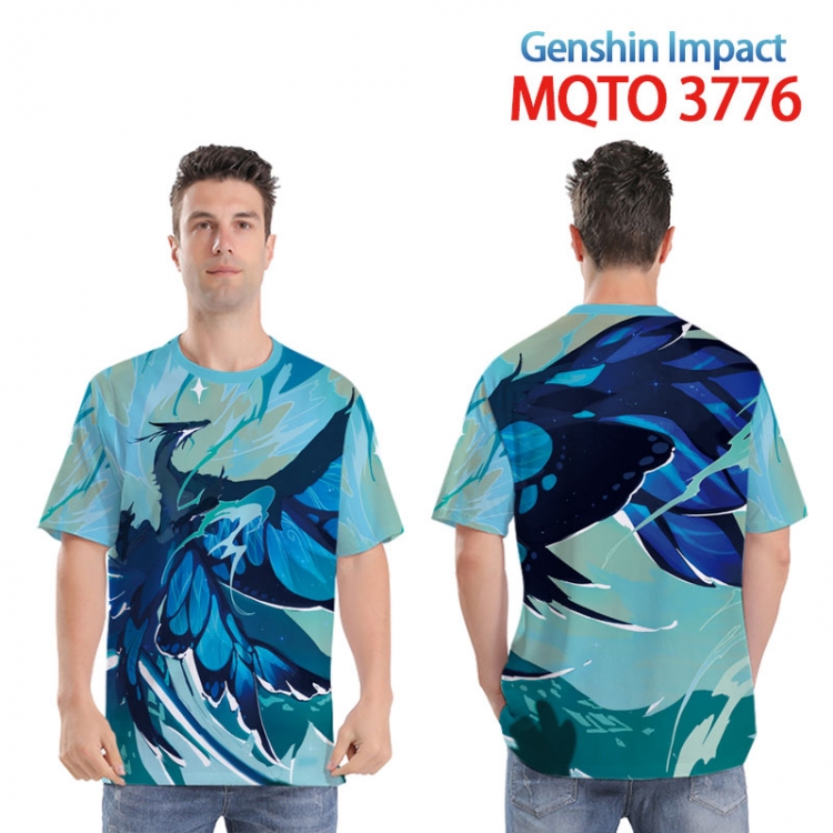 Genshin Impact  Full color printed short sleeve T-shirt from XXS to 4XL MQTO 3776