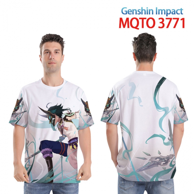 Genshin Impact  Full color printed short sleeve T-shirt from XXS to 4XL MQTO 3771