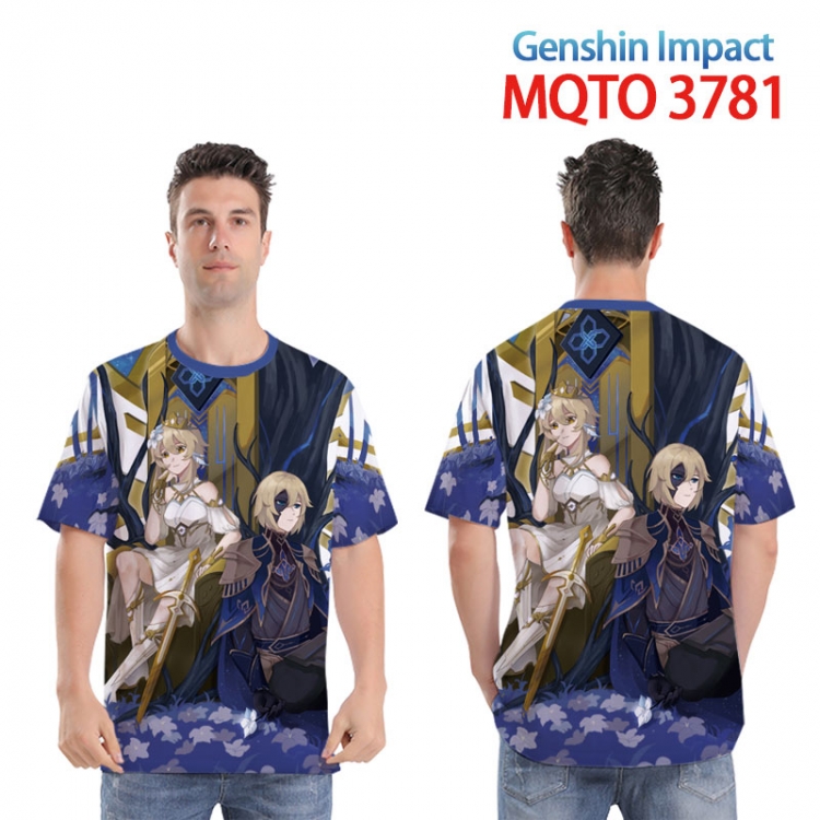 Genshin Impact  Full color printed short sleeve T-shirt from XXS to 4XL MQTO 3781