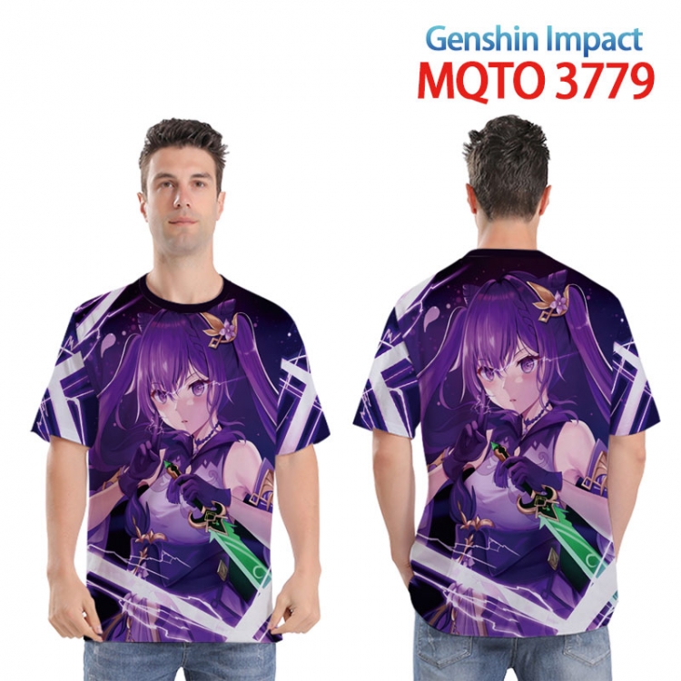 Genshin Impact  Full color printed short sleeve T-shirt from XXS to 4XL MQTO 3779