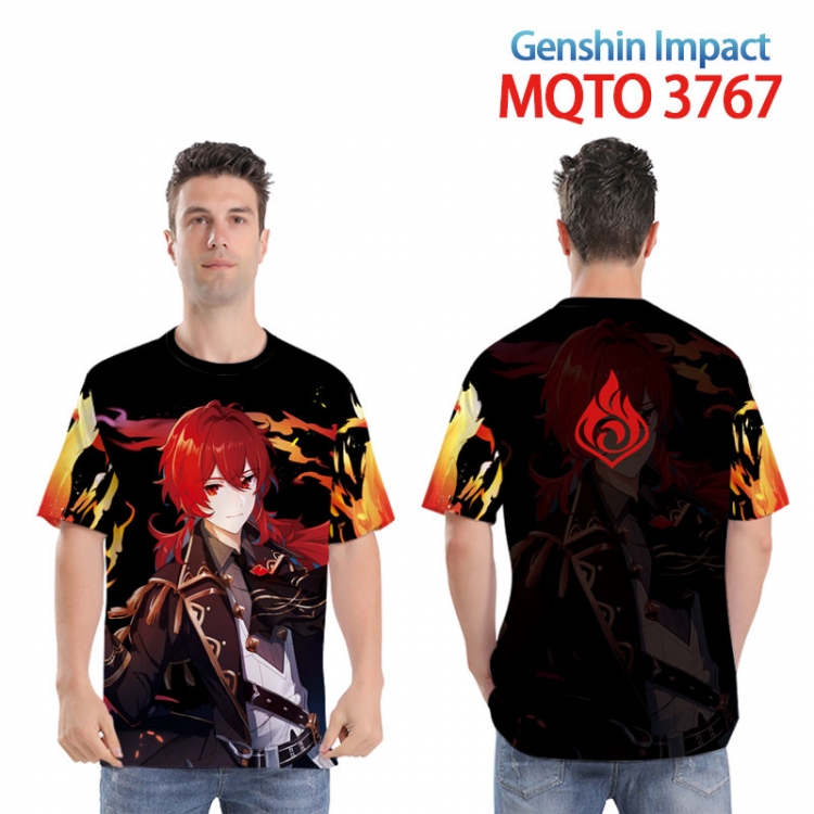 Genshin Impact  Full color printed short sleeve T-shirt from XXS to 4XL MQTO 3767