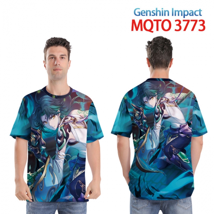 Genshin Impact  Full color printed short sleeve T-shirt from XXS to 4XL  MQTO 3773